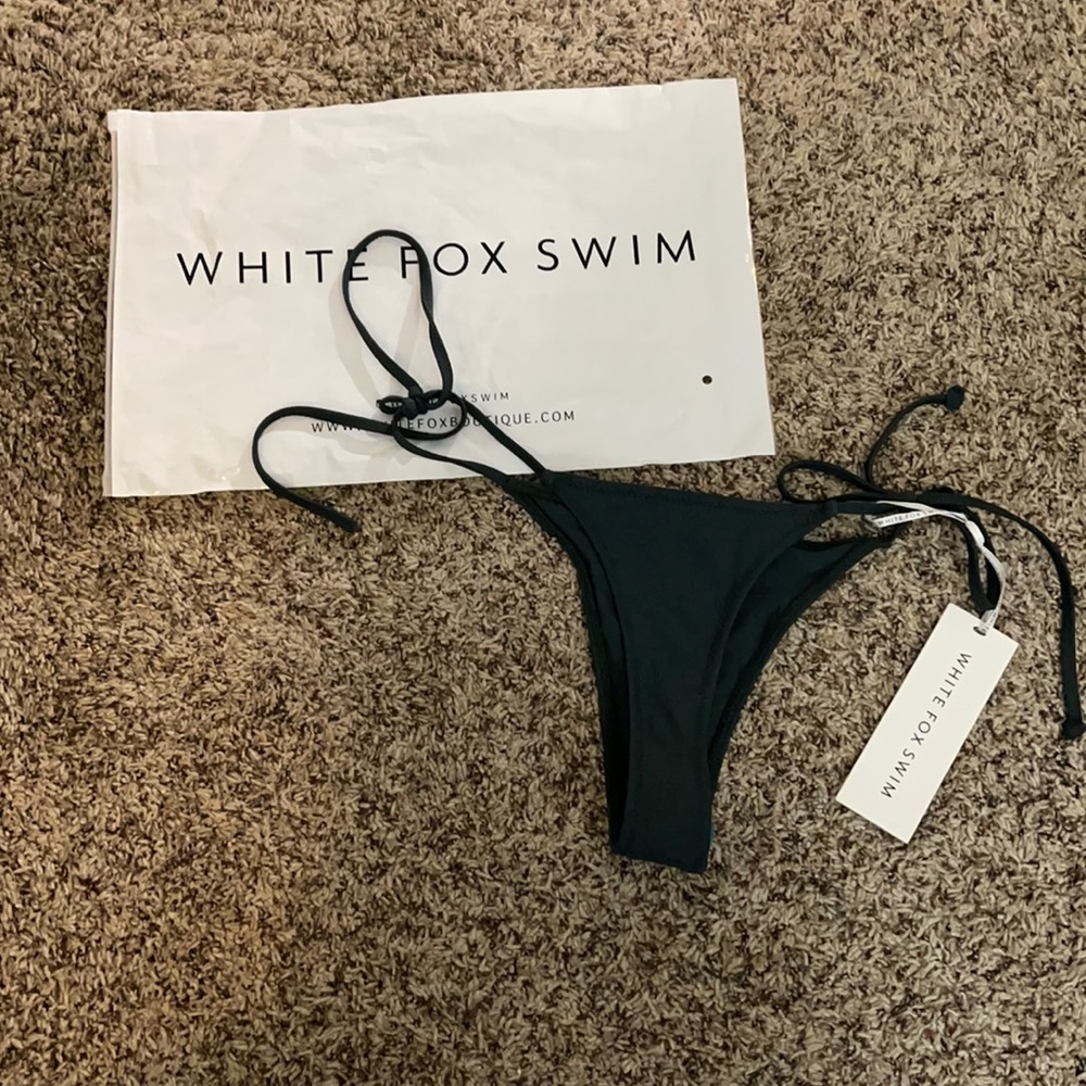 White fox boutique bikini bottoms-lagoon